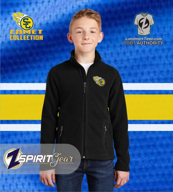 Thumbnail: SCC Comets Port Authority Youth Full Zip Value Fleece Jacket