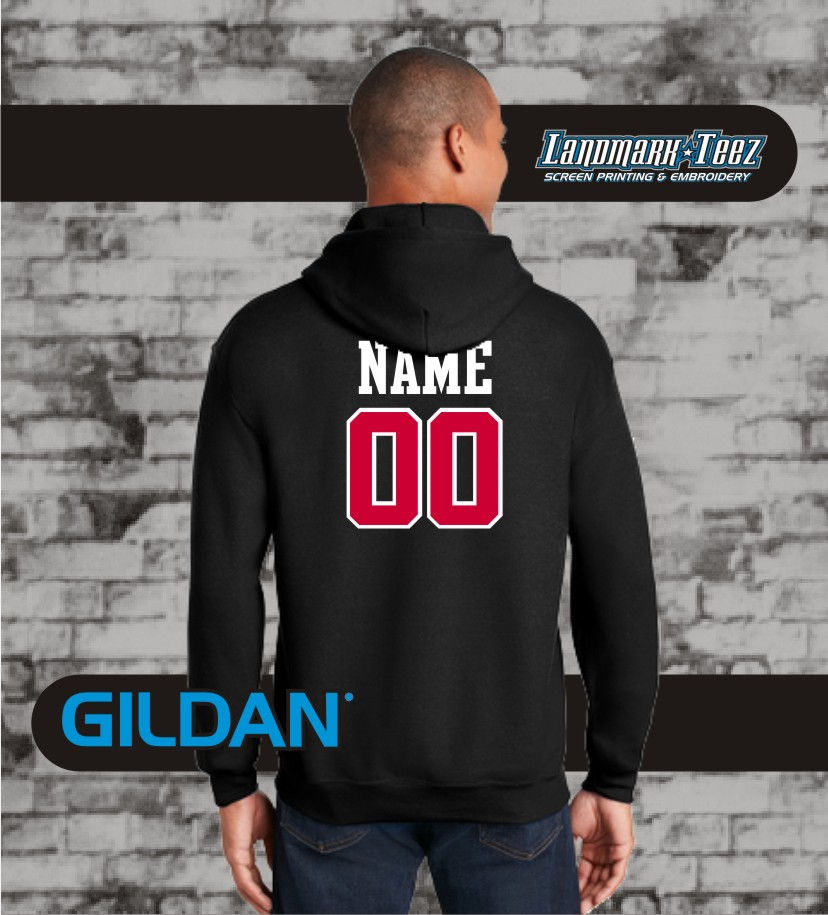 Thumbnail: Warriors Strong Hooded Sweat (Red Team)
