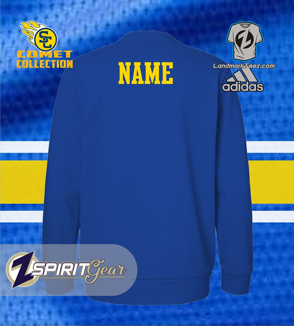 Thumbnail: SCC Adidas A434 Fleece Crewneck Sweatshirt