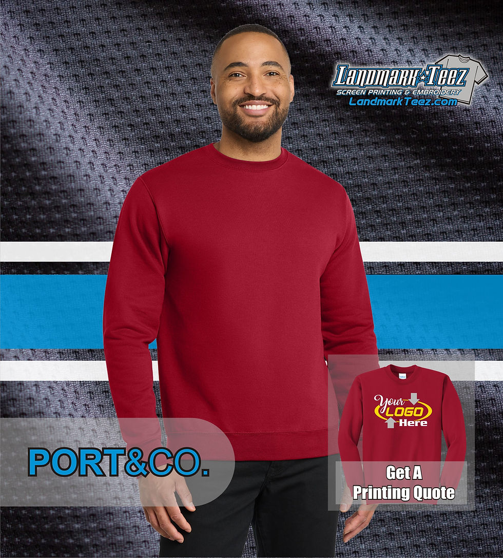 Thumbnail: Port & Company - PC78 Core Fleece Crewneck Sweatshirt