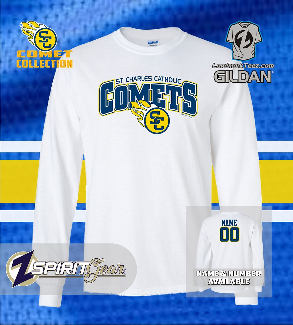Thumbnail: SCC Youth Long Sleeve Cotton T-Shirt