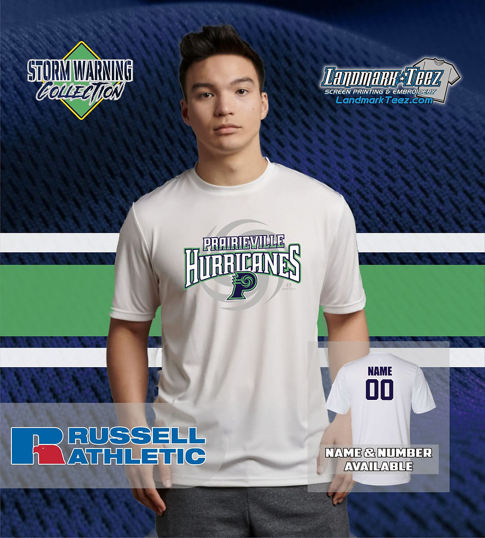 Thumbnail: Prairieville Hurricanes Russell Dri-Power Core Performance Tee