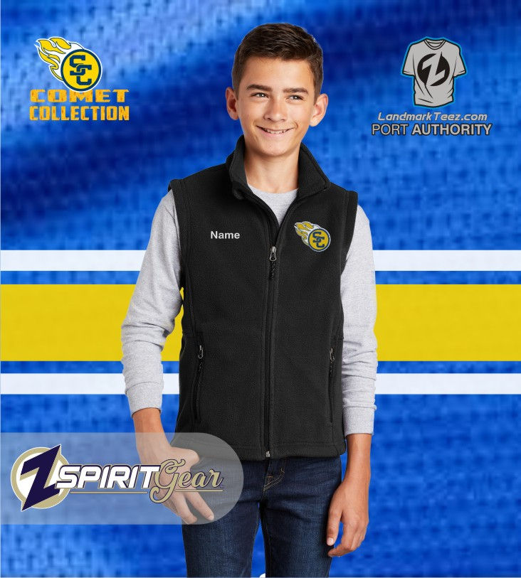 Thumbnail: SCC Full Zip Fleece Black Vest