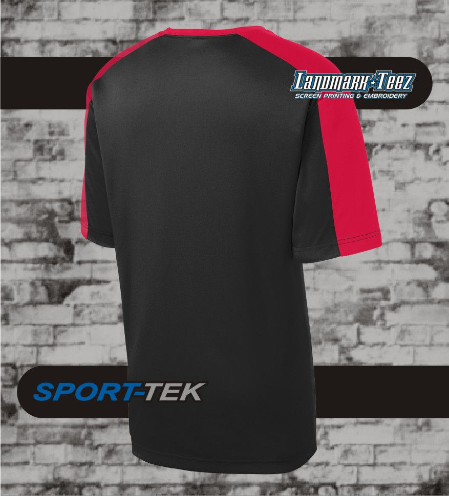 Thumbnail: Warriors Strong Mens Color Block Sleeve Tee