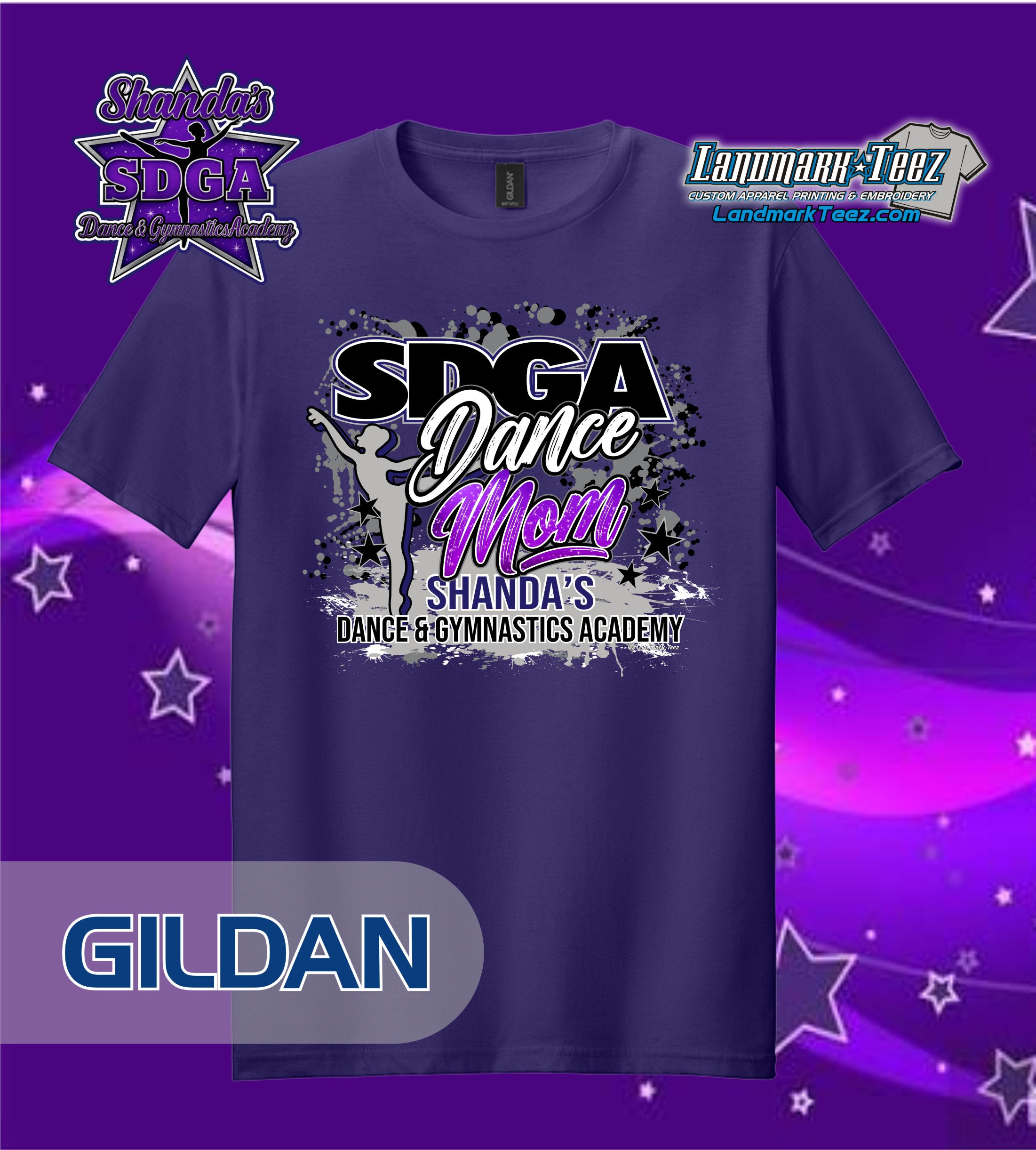 SDGA "Special Edition" Dance Mom Gildan Softstyle Ring Spun Cotton T-Shirt