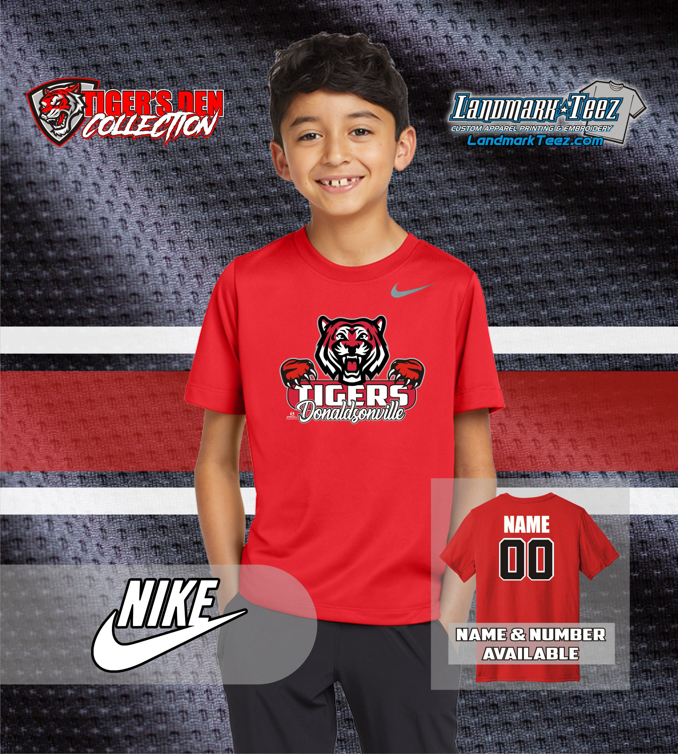 Donaldsonville Tigers Nike Team rLegend Youth Dry-Fit Tee