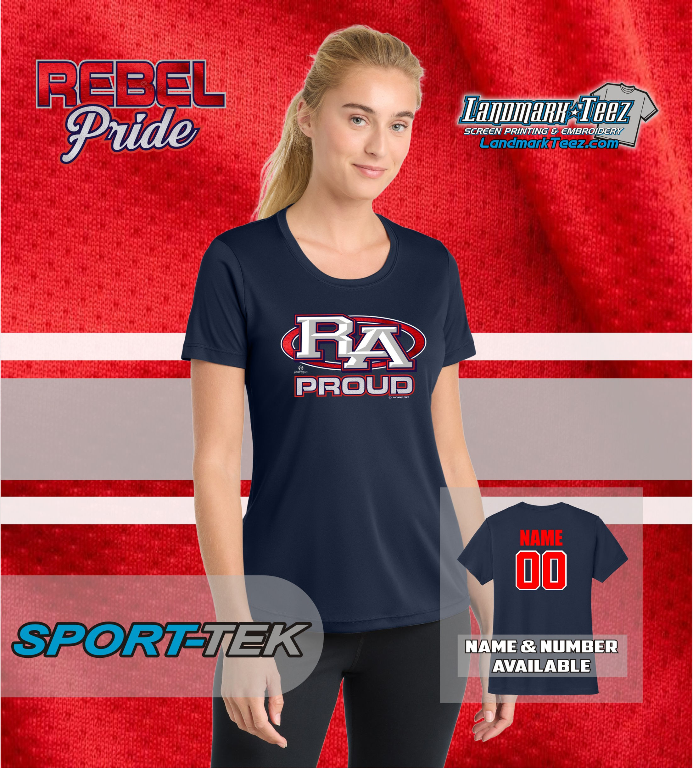 Riverside Rebels Sport-Tek Ladies Dry-Fit Competitor Tee