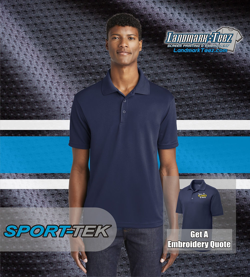 Thumbnail: Sport-Tek - ST640 Racer Mesh Polo