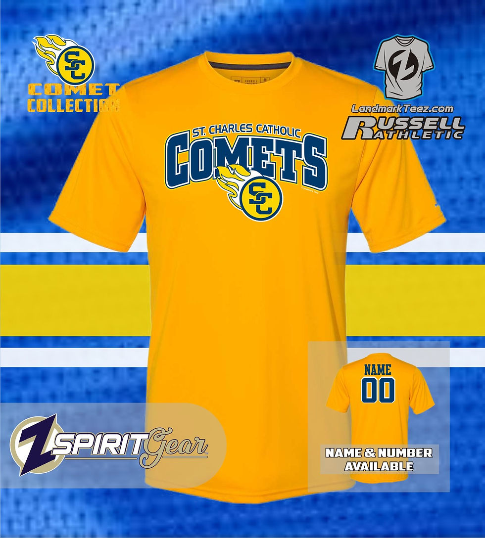 Thumbnail: SCC Comets Russell Dri-Power Core Performance Tee
