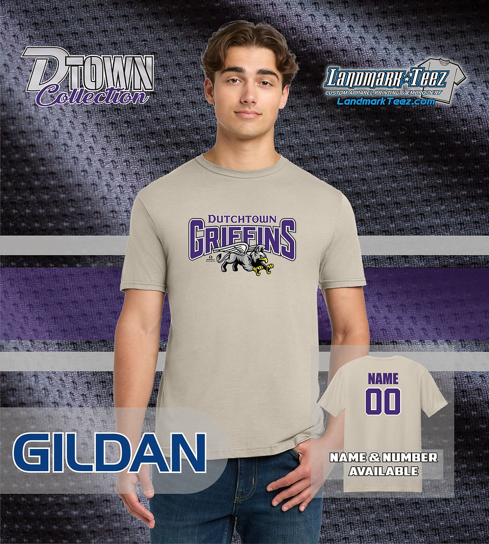 Thumbnail: Dutchtown Griffins Gildan Softstyle Ring Spun Cotton T-Shirt