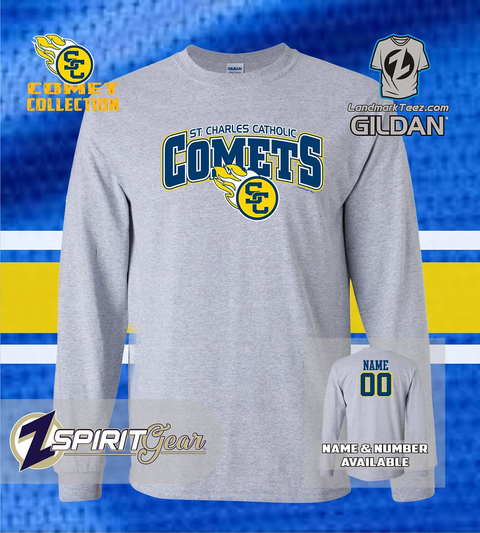 Thumbnail: SCC Youth Long Sleeve Cotton T-Shirt