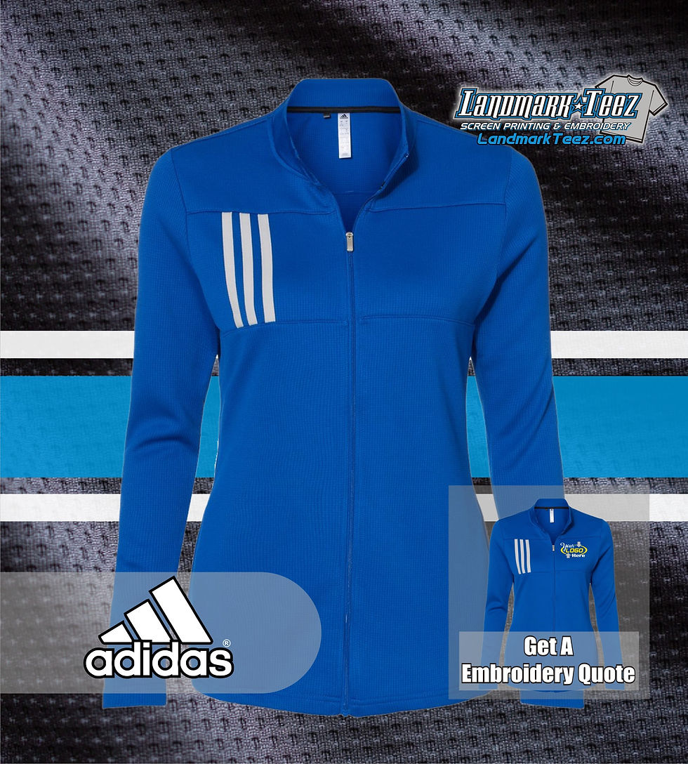 Thumbnail: Adidas - A483 Woman's 3-Stripe Full Zip Jacket