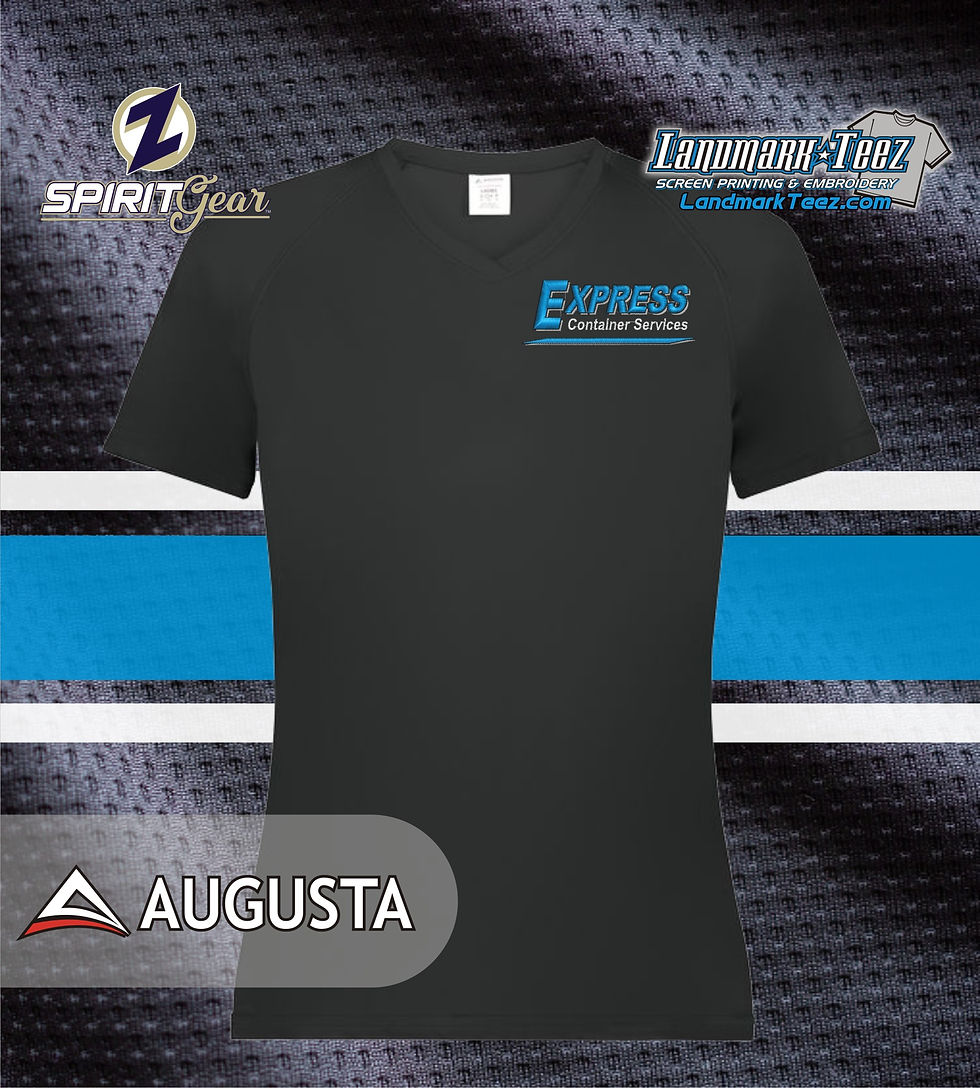 Thumbnail: Express Container - Augusta 2792 Ladies Attain Dry-Fit V-Neck