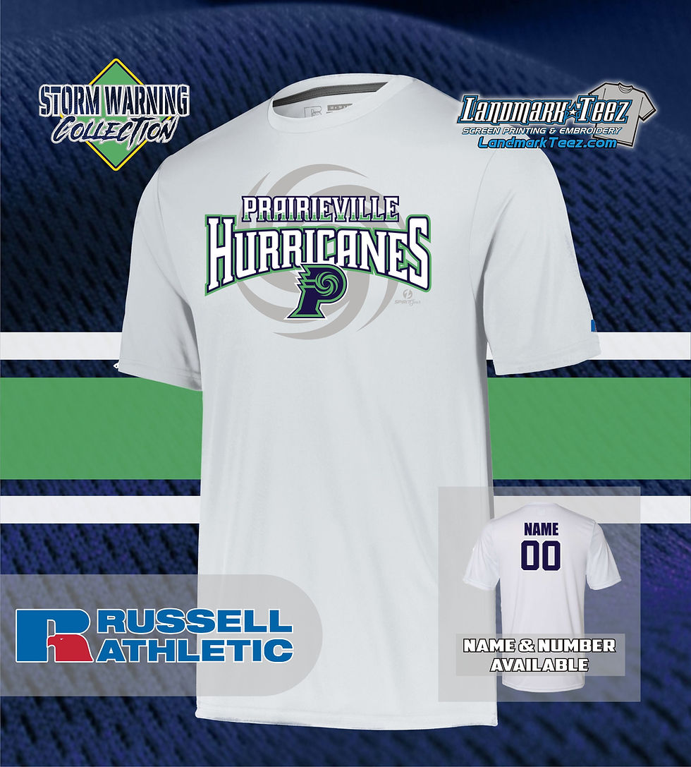 Thumbnail: Prairieville Hurricanes Russell Dri-Power Core Performance Tee