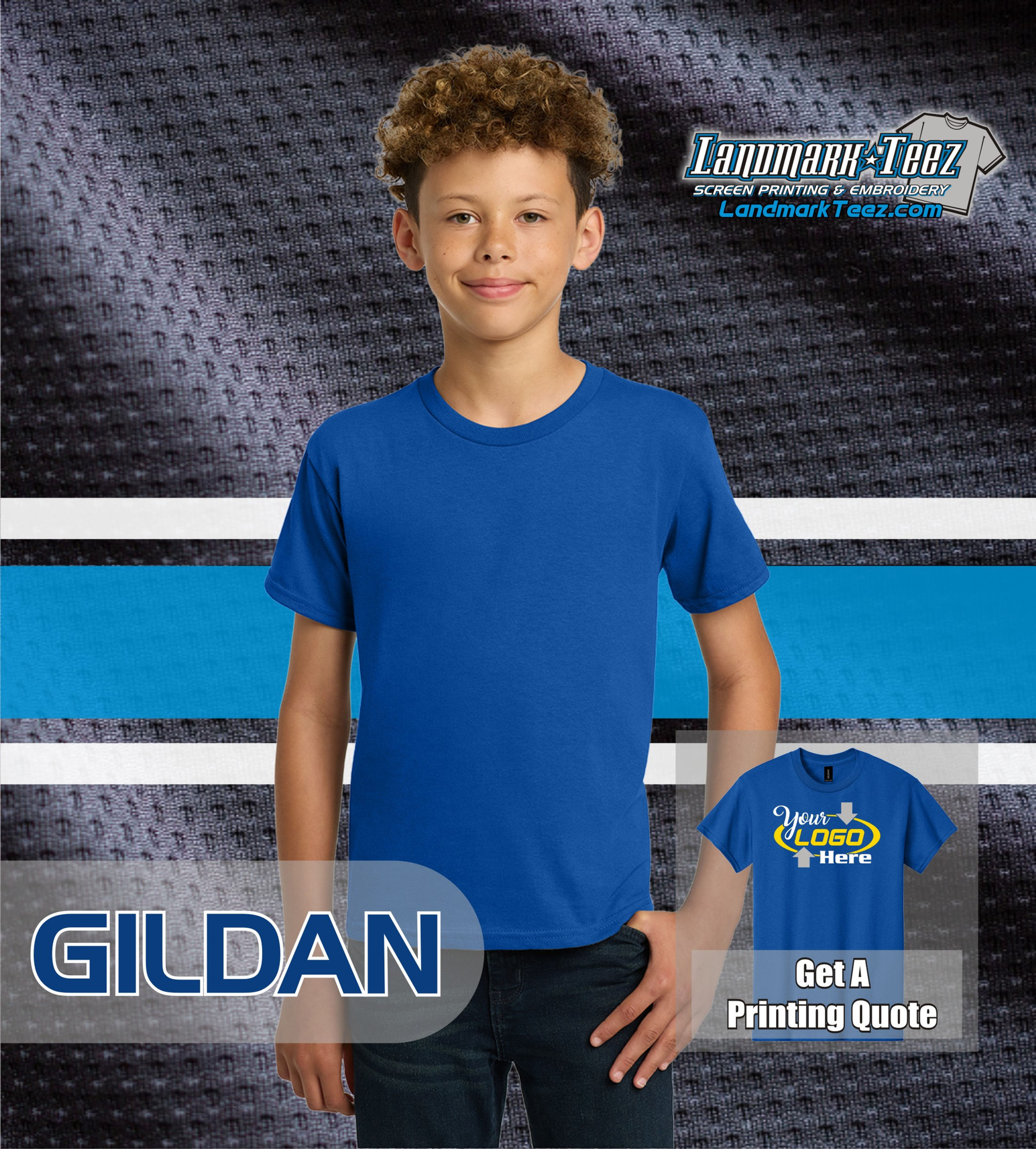 Gildan - 5000B 5.3oz Heavy Cotton Youth T-Shirt
