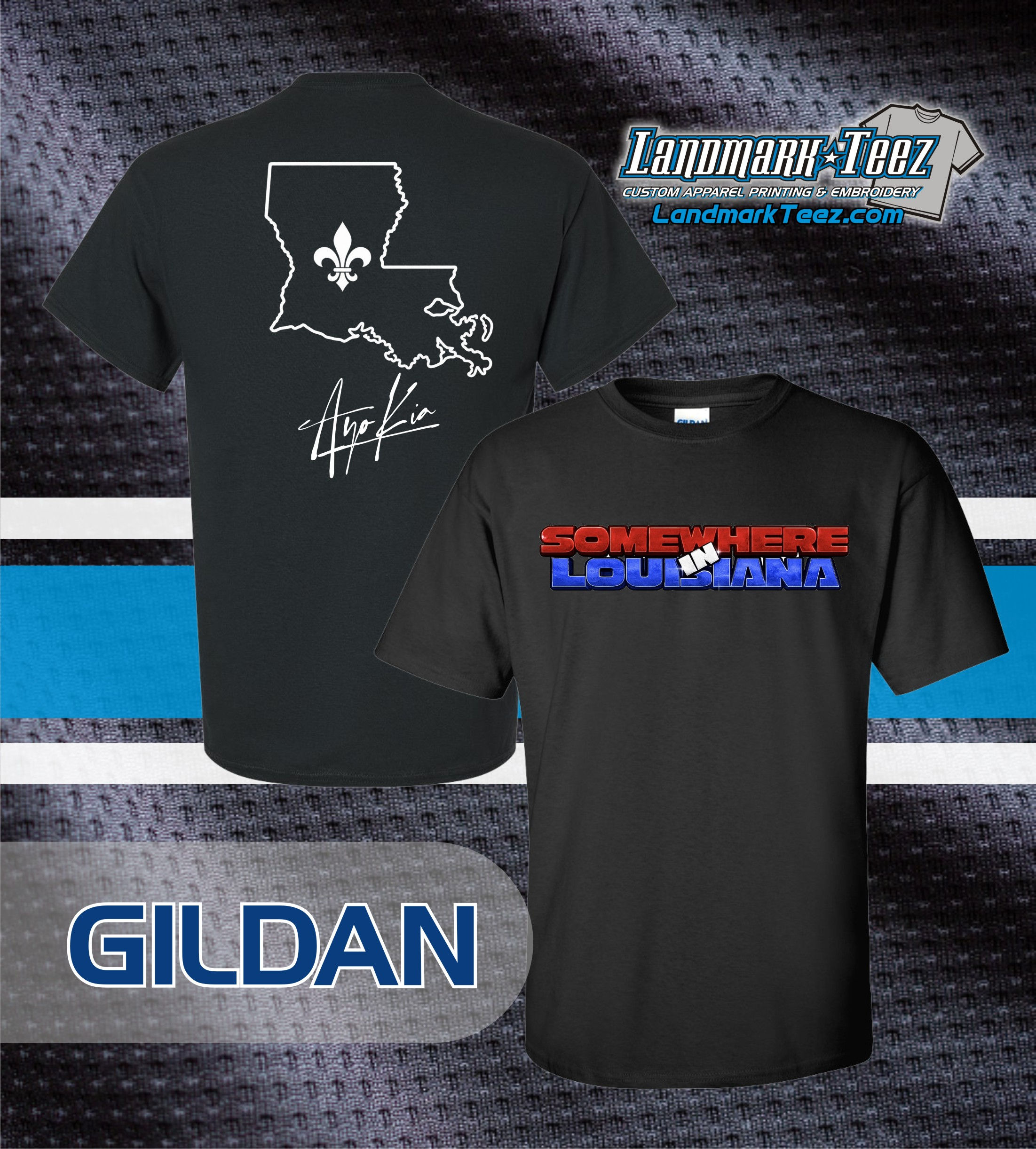 Somewhere In Louisiana - Gildan 2000 Ultra Cotton T-Shirt