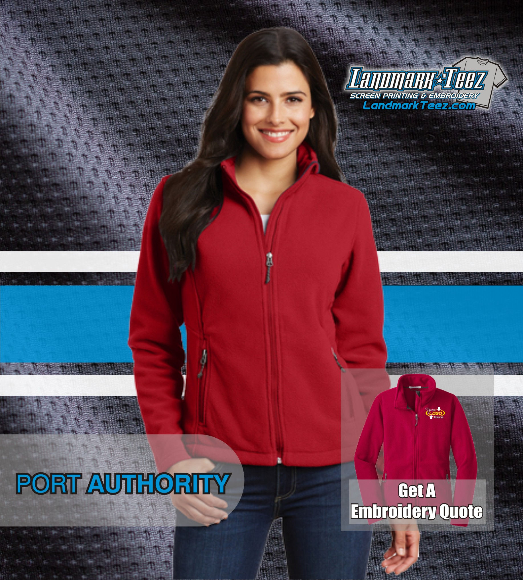 Port Authority - L217 Ladies Full Zip Value Fleece Jacket