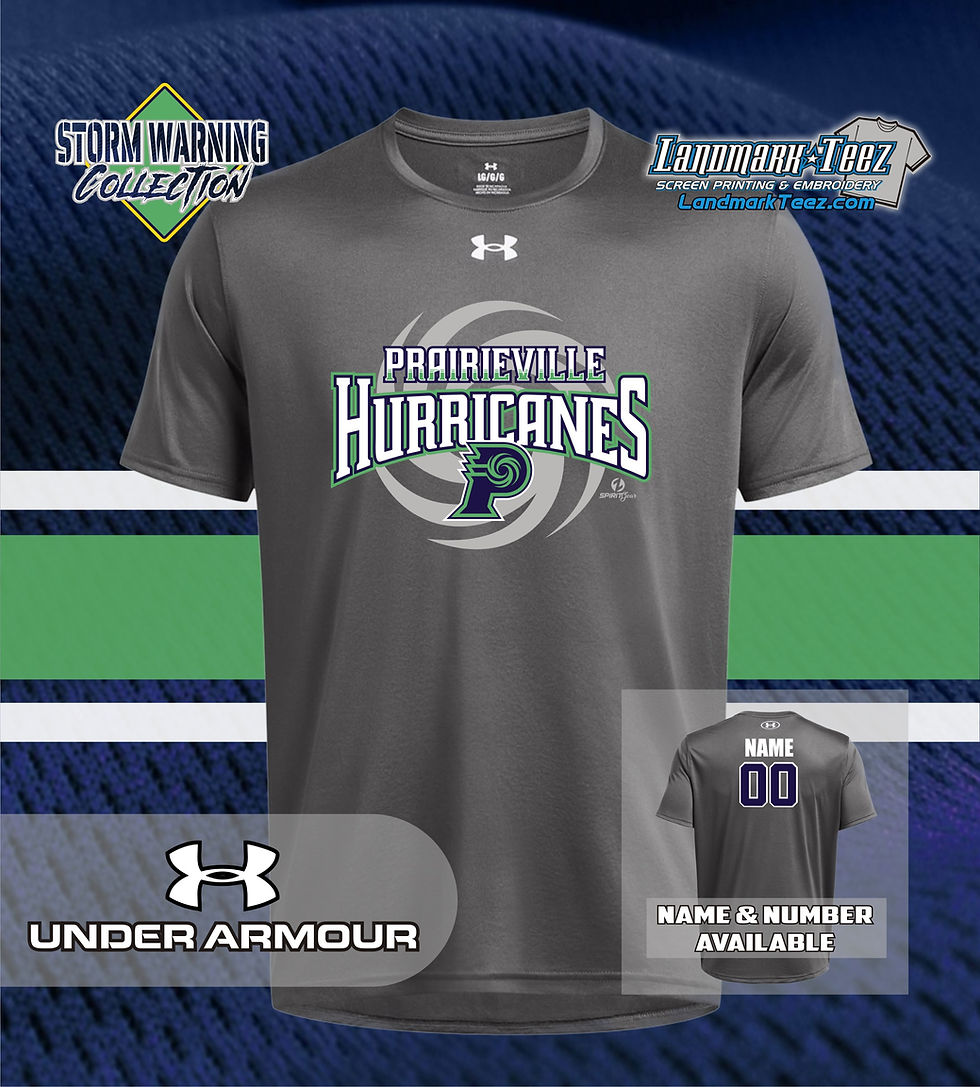 Thumbnail: Prairieville Hurricanes Under Armour Team Tech T-Shirt