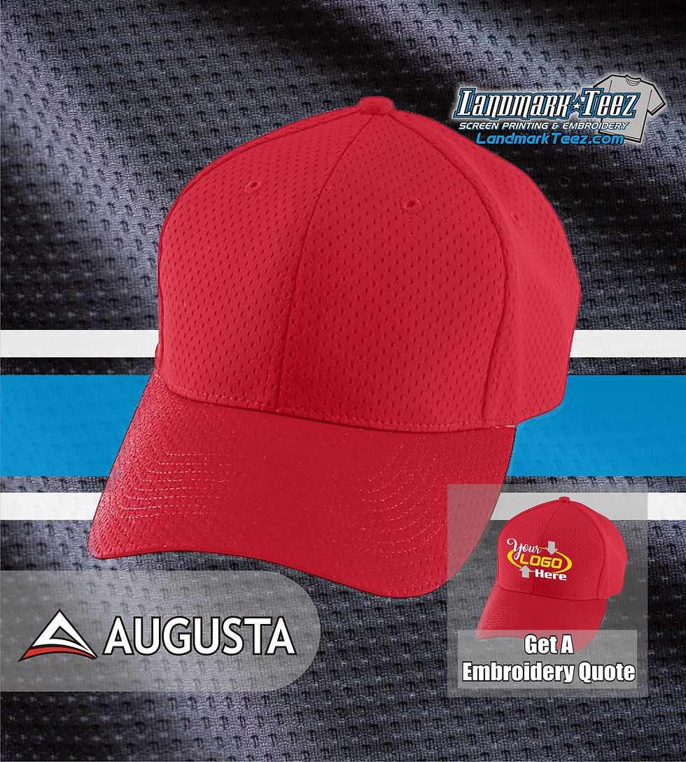 Thumbnail: Augusta - 6235 Mesh Caps