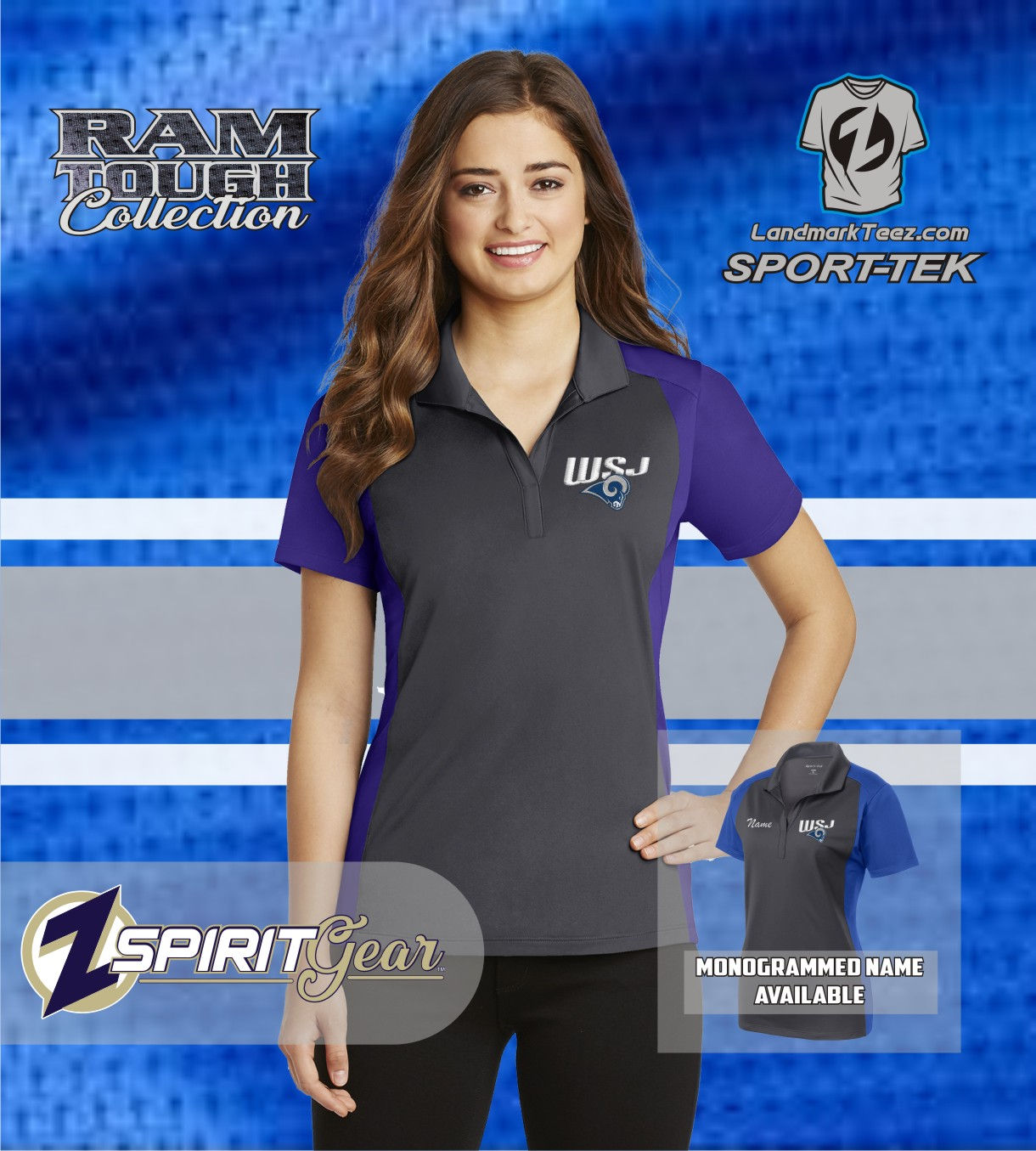 WSJ Ladies Colorblock Polo