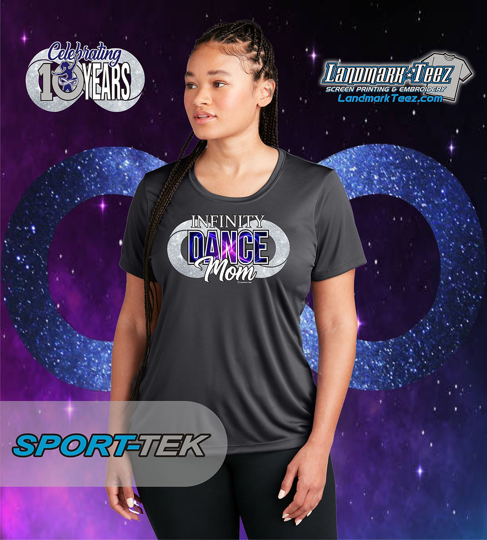 Thumbnail: Infinity Dance Mom Sport-Tek Competitor Ladies Dry-Fit Tee