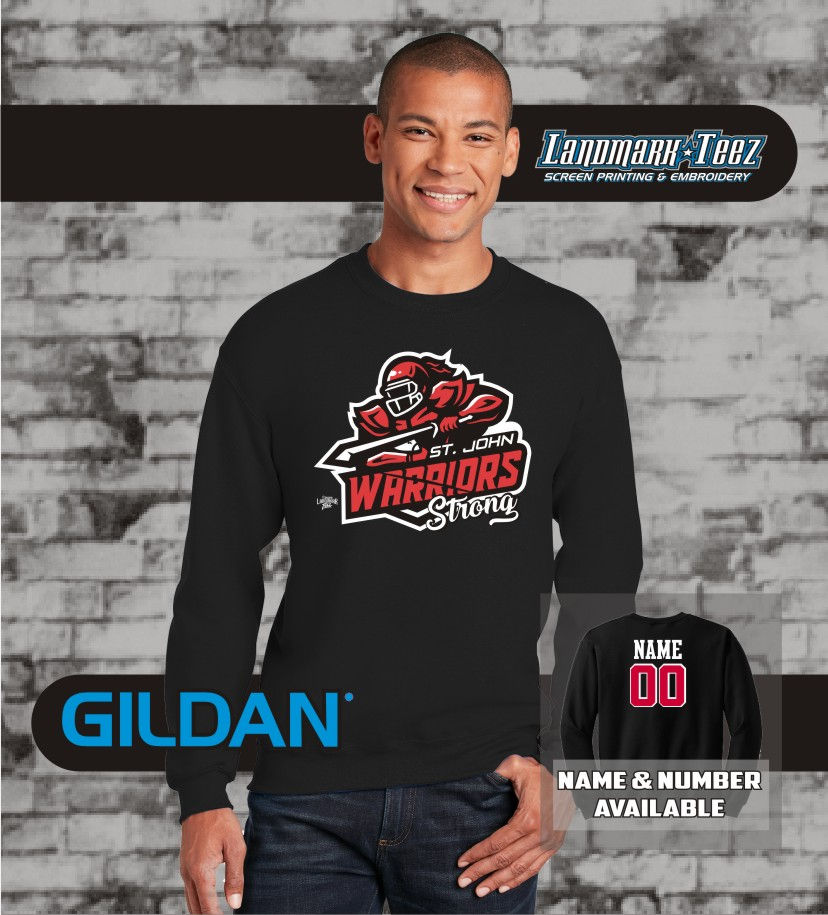 Thumbnail: Warriors Strong Crew Sweatshirt (Red Team)