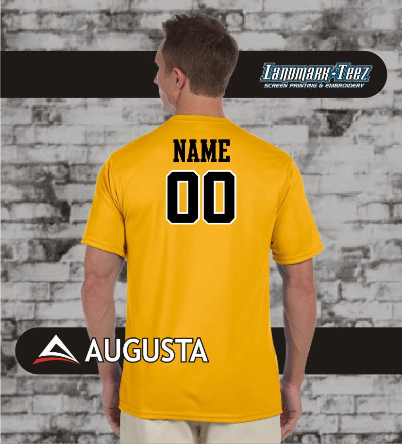 Thumbnail: Warriors Augusta Dry Fit T-Shirt (Gold Team)