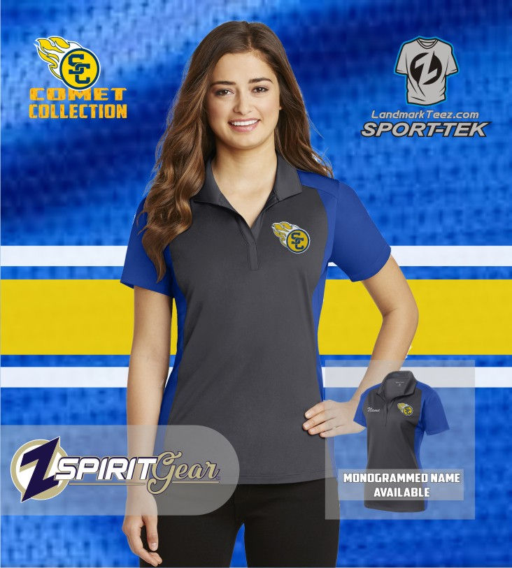 SCC Ladies Colorblock Polo