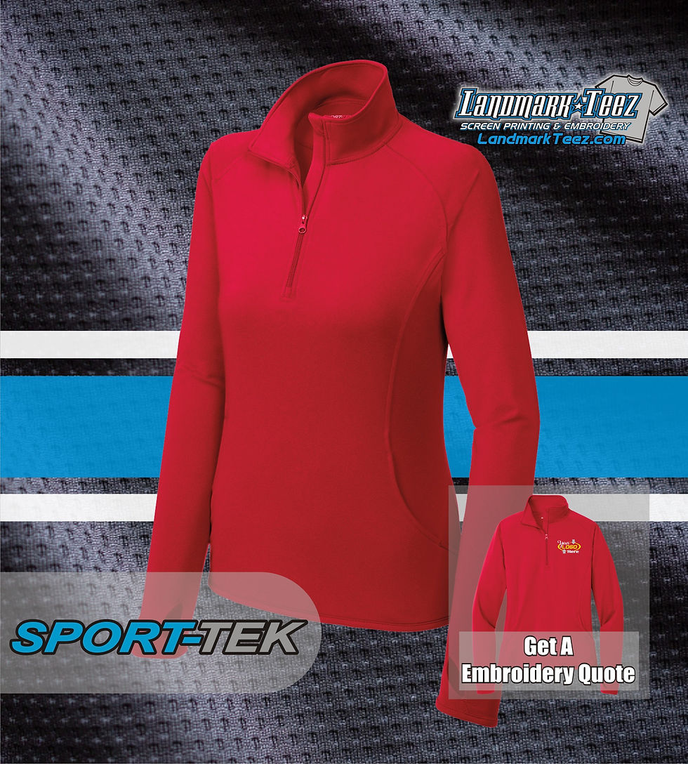 Thumbnail: Sport-Tek - LST850 Ladies 1/2 Zip Pullover
