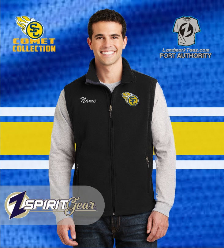 Thumbnail: SCC Full Zip Fleece Black Vest