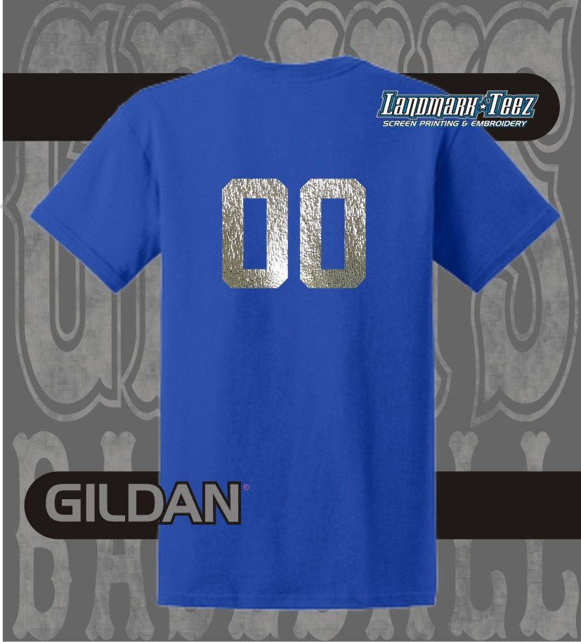 Thumbnail: Gray's Baseball Mom Foil Royal T-Shirt