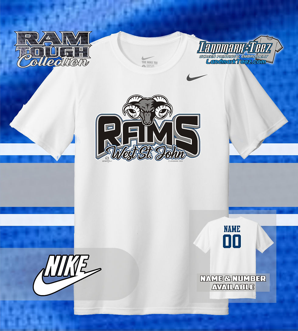 Thumbnail: WSJ Rams Nike Team rLegend Youth Tee