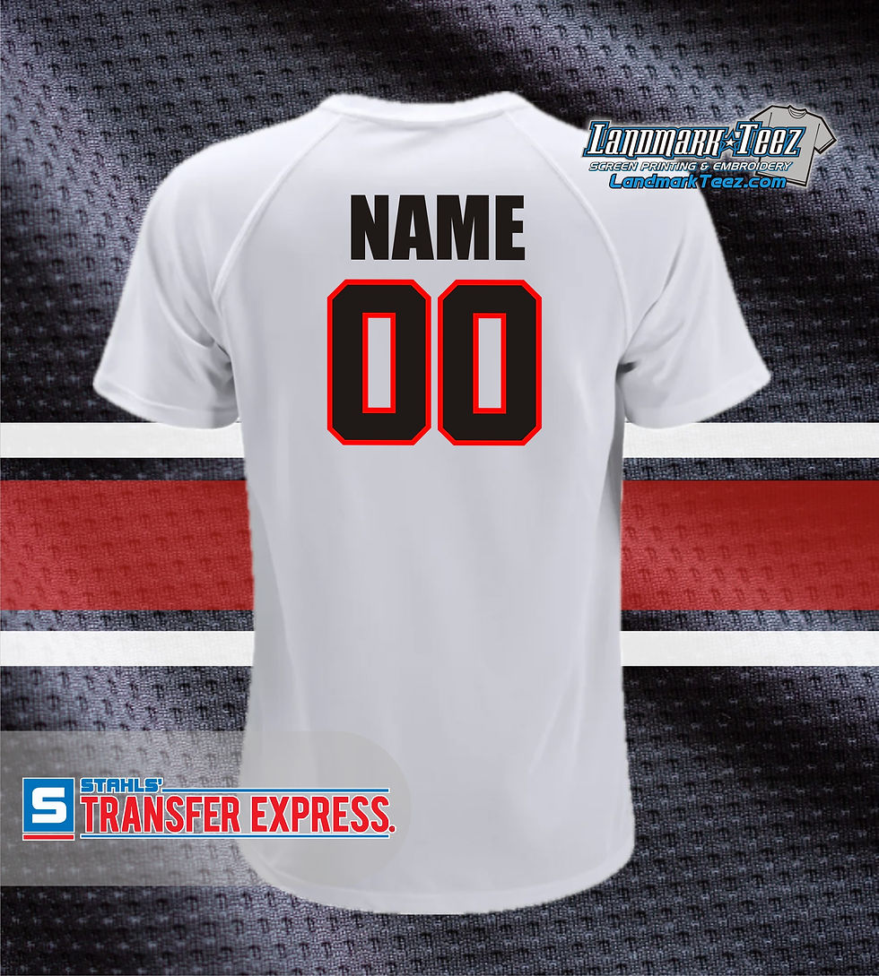 Thumbnail: Donaldsonville Tigers Screen Printed Name & Number