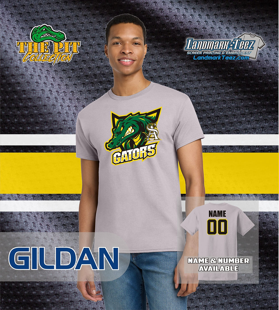 Thumbnail: St. Amant Gators Gildan Ultra Cotton T-Shirt