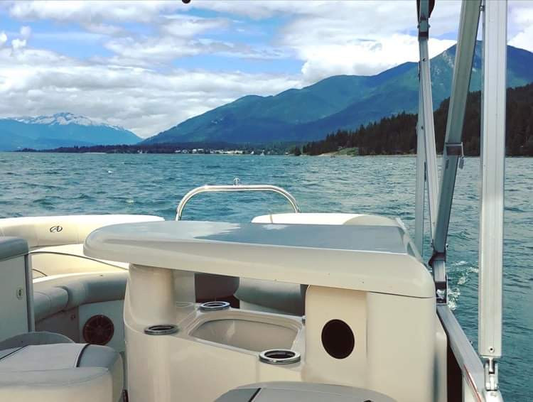 Looking back towards the Nakusp waterfront