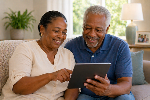 Cabellero Medical Old Couple on telemedicine