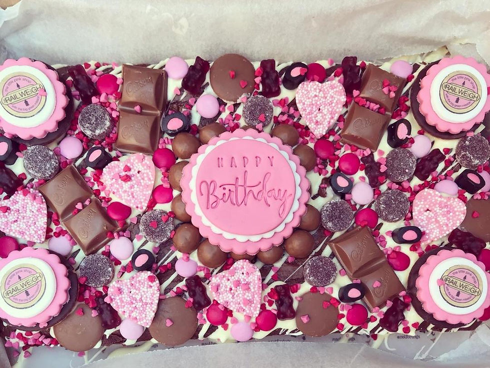 Thumbnail: Happy Birthday Brownie Slab
