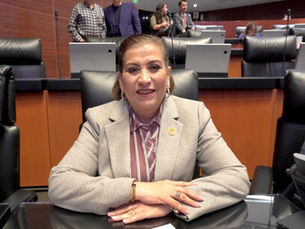 Aprobamos una Armada de México más fuerte y moderna, preparada para proteger nuestro territorio, mares y ciberespacio. Judith Díaz, Senadora.