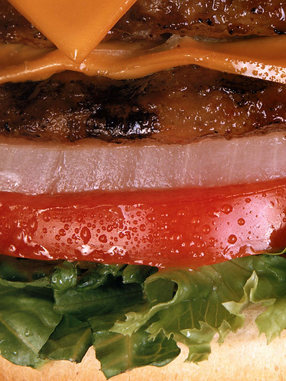 Cheeseburger Close-Up