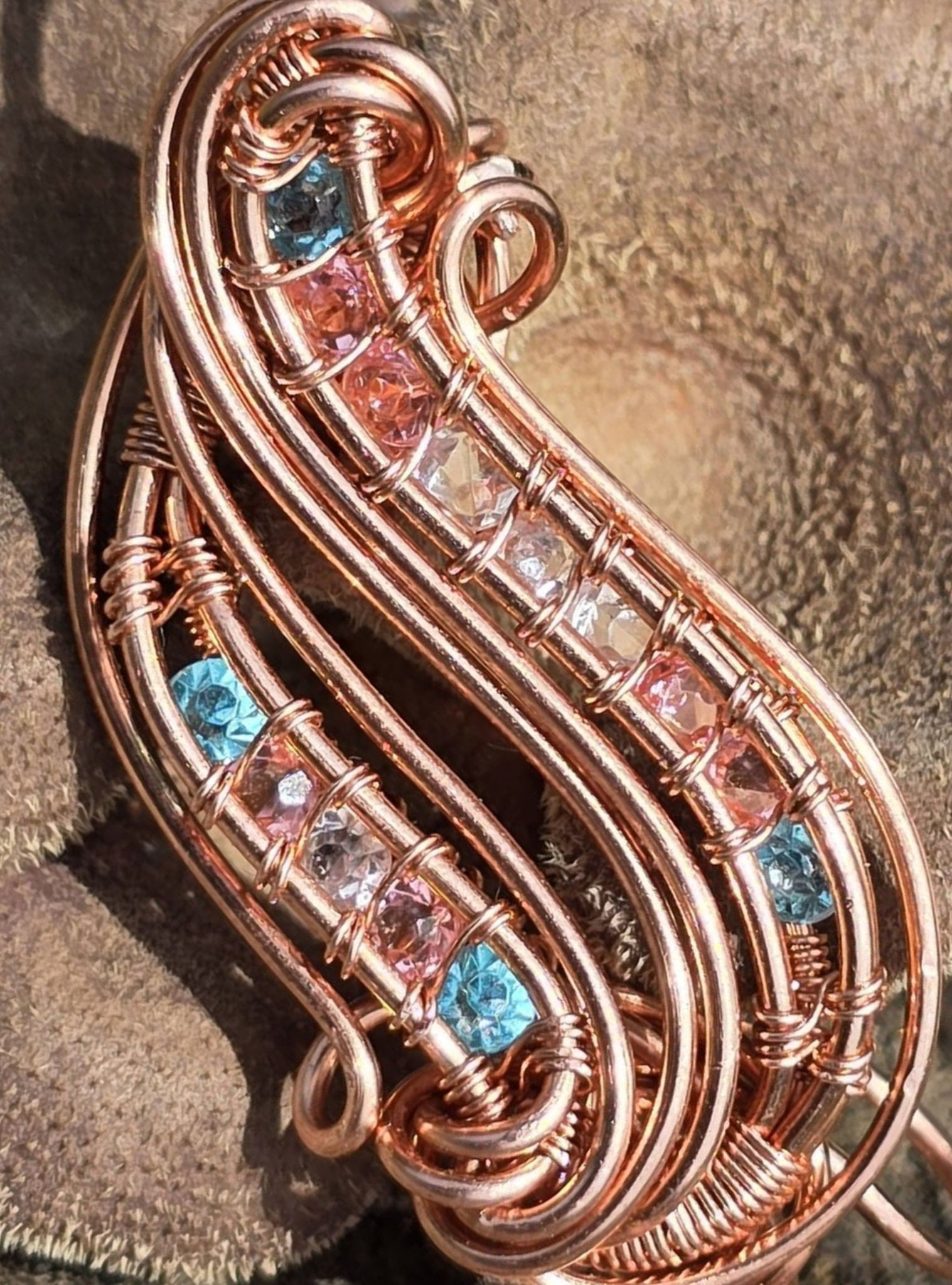 Pink and Blue Double Channel Mini (no focal)