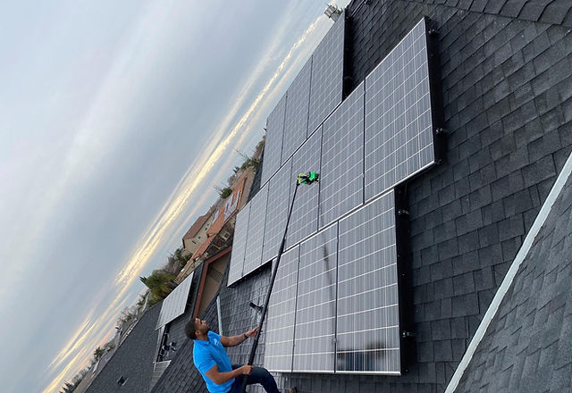 Tesla solar panel sale cleaning