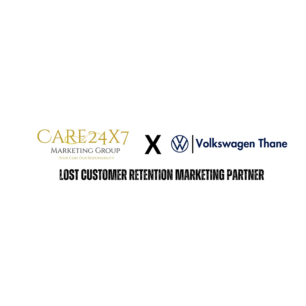 CARE24X7 MARKETING GROUP Logo with Volkswagen Thane.