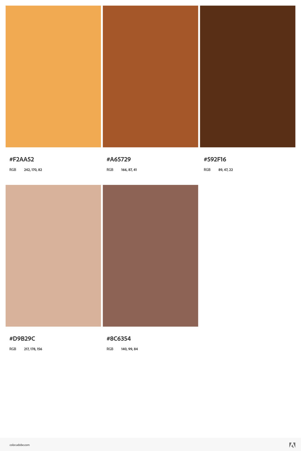 AdobeColor - References for Hair and Skin Color