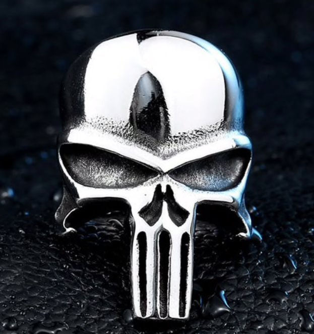 Miniature : Bague  Unisexe PUNISHER