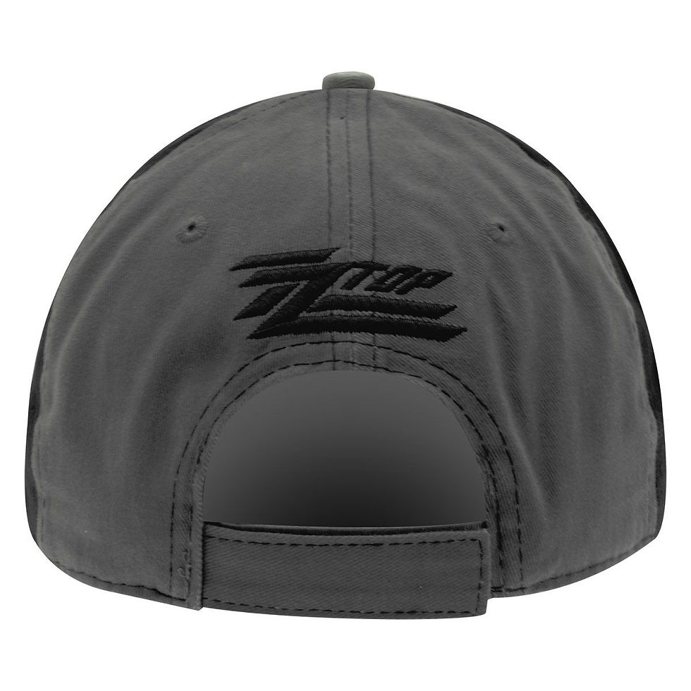 Miniatyrbild: Casquette Officielle Unisexe  ZZ TOP - Logo ( Black & Grey )