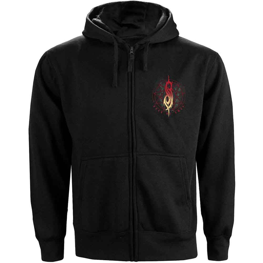 Sweat à Capuche Zippé Unisexe Officiel SLIPKNOT - Burn Me Away (Recto/Verso)