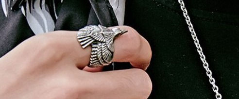 Miniatura: Bague  Unisexe EAGLE