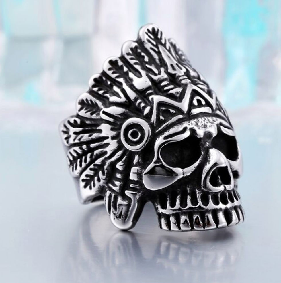 Миниатюра: Bague Unisexe  INDIAN CHIEF