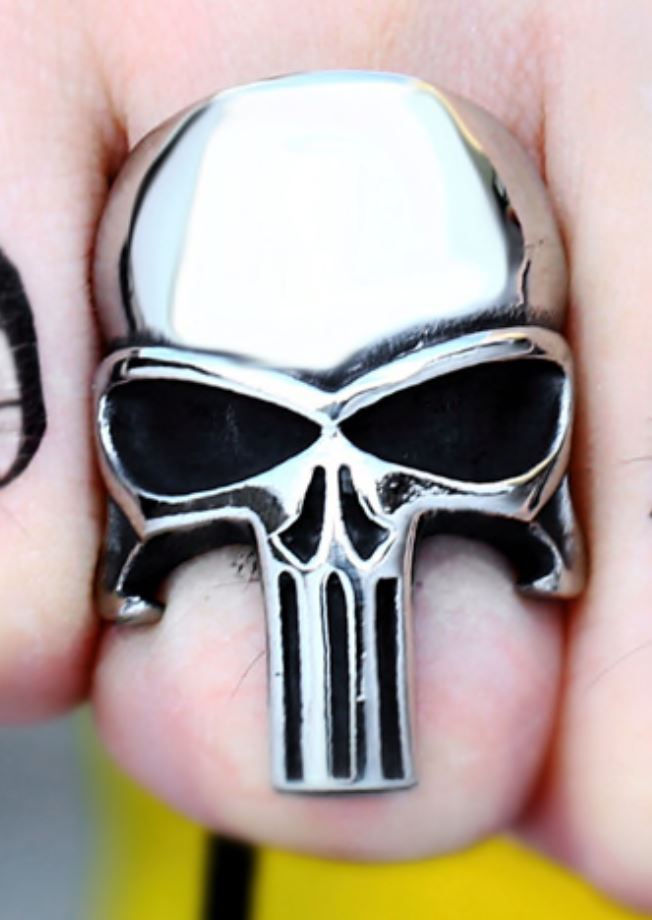 Miniature : Bague  Unisexe PUNISHER