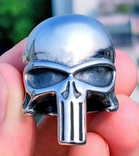 Miniature : Bague  Unisexe PUNISHER